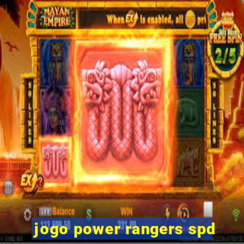 jogo power rangers spd